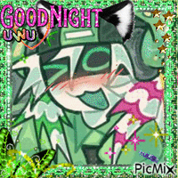good night cutie patooties ,3 GIF animé