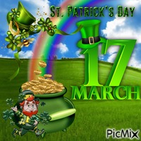 St. Patrick's Day animirani GIF