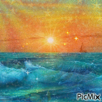 sunset :p GIF animado