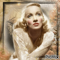 Marlene Dietrich animovaný GIF