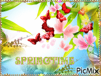 Spring - Animovaný GIF zadarmo