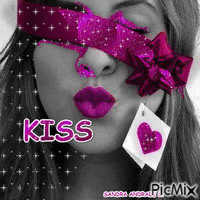 KISS - Darmowy animowany GIF