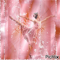 Baile rosado GIF animé