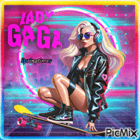lady gaga - Δωρεάν κινούμενο GIF