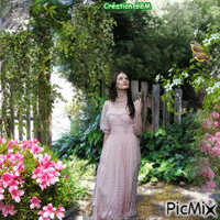 Un petit coin de jardin par BBM анимиран GIF