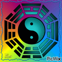 Yin Yang #1 анимированный гифка