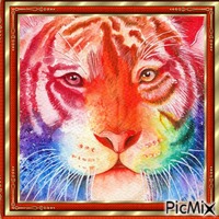 Lion Water Color - PNG gratuit