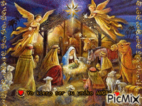 Nacimiento de jesus - GIF animado grátis