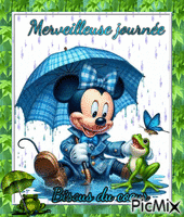 merveilleuse journée Mickey - GIF animado gratis