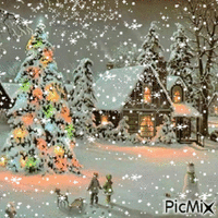 winterzeit animovaný GIF