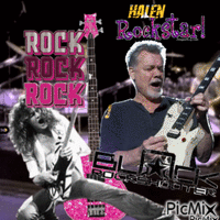 Eddie Van Halen a gitáros - Δωρεάν κινούμενο GIF