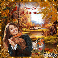 A wonderful autumn day animowany gif