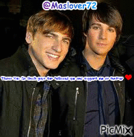 James Maslow and Kendall Schmidt from Big Time Rush - 免费动画 GIF