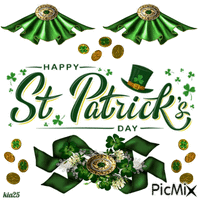 St Patrick pièces Animated GIF
