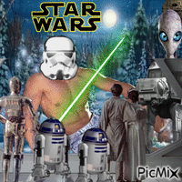 Star Wars Navidad - Besplatni animirani GIF