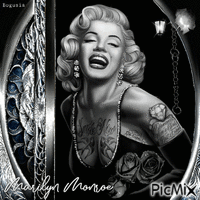 Marilyn Monroe - Bad Woman - GIF animado grátis
