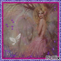 Fairy & The Dove - Besplatni animirani GIF