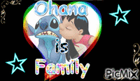 Ohana is family - Бесплатный анимированный гифка