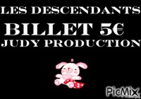 Billet Les Descendants - Бесплатный анимированный гифка