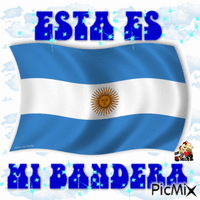 BANDERA ARGENTINA - Gratis animerad GIF