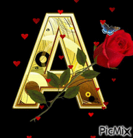 A en el amor - Бесплатный анимированный гифка