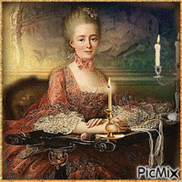 Marie Antoinette - GIF animado gratis
