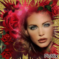 Laly et la rose rouge - Bezmaksas animēts GIF