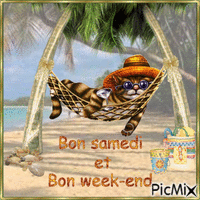 Bon week-end - Bezmaksas animēts GIF