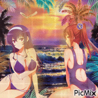 nothing like a sunset by the beach <33 - GIF animate gratis