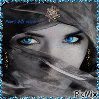 Blue Eyes анимиран GIF