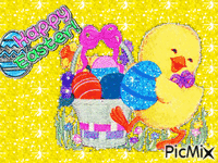 easter chick 动画 GIF