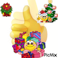 Emojis navideños анимированный гифка