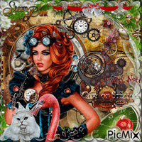 Noêl steampunk - Free animated GIF