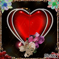 Corazón para el día de San Valentín - Безплатен анимиран GIF