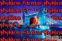 mylene farmer animerad GIF