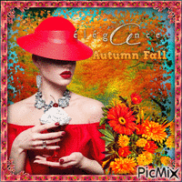Elegant autumn fall GIF animé
