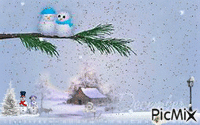 Country Snow - Bezmaksas animēts GIF