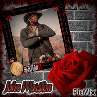 John Marston Red Dead Redemption 2 geanimeerde GIF