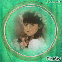 Portrait fillette par BBM GIF animasi