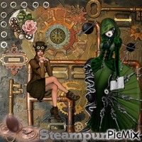 steampunk animirani GIF