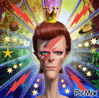 David Bowie animowany gif