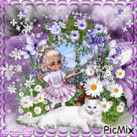 blanc violet animerad GIF