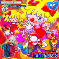 clowncore betty pop'n music!! - GIF animé gratuit