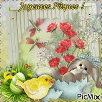 Concours :  Joyeuses Pâques - Безплатен анимиран GIF