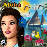 Aloha - GIF เคลื่อนไหวฟรี