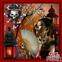 Killer Geisha - Δωρεάν κινούμενο GIF