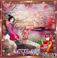 Mulan animovaný GIF