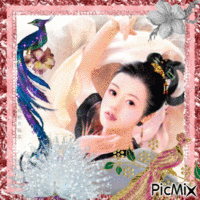 geisha animeret GIF