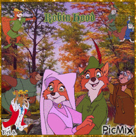 Robin Hood animovaný GIF