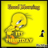 Thursday--Good Morning GIF animata